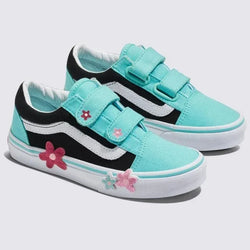 Vans Old Skool V Flower Kids Shoe - SPORTFIRST HERVEY BAY