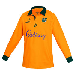 Wallabies 2024 Traditional Home Long Sleeve Jersey - SPORTFIRST HERVEY BAY