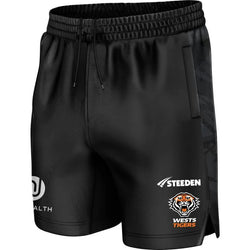 West Tigers 2025 Mens Gym Shorts - SPORTFIRST HERVEY BAY