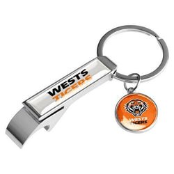 West Tigers Bottle Opener Keyring - SPORTFIRST HERVEY BAY