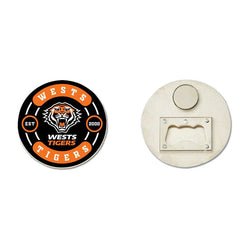 West Tigers Bottle Opener Magnet - SPORTFIRST HERVEY BAY