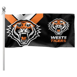 West Tigers Pole Flag - SPORTFIRST HERVEY BAY