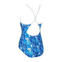 Zoggs Girls Blue Fish Sprintback One Piece - SPORTFIRST HERVEY BAY