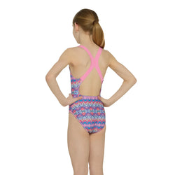 Zoggs Girls Festiva Flyback One Piece - SPORTFIRST HERVEY BAY