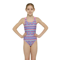 Zoggs Girls Festiva Flyback One Piece - SPORTFIRST HERVEY BAY