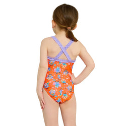Zoggs Girls Ruffle Crossback One Piece - SPORTFIRST HERVEY BAY