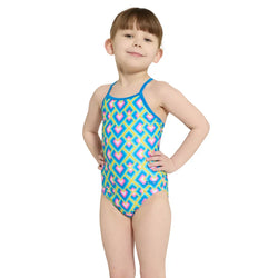 Zoggs Girls Tex Back One Piece - SPORTFIRST HERVEY BAY