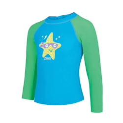 Zoggs Long Sleeve Zip Sun Top Kids - SPORTFIRST HERVEY BAY