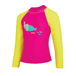 Zoggs Long Sleeve Zip Sun Top Kids - SPORTFIRST HERVEY BAY