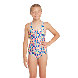Zoggs Rowleeback Girls One Piece - SPORTFIRST HERVEY BAY