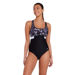 Zoggs Womens Dakota Printed Crossback One Piece - SPORTFIRST HERVEY BAY