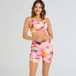 Abi and Joseph Run Swim High Support Crop - SPORTFIRST HERVEY BAY