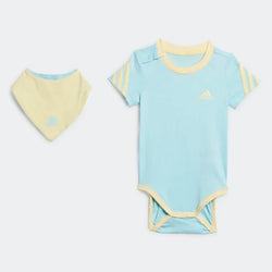 Adidas 3-Stripes Onesie with Bib - SPORTFIRST HERVEY BAY