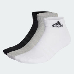 Adidas Cushioned Sportswear Ankle Socks 3 Pairs - SPORTFIRST HERVEY BAY