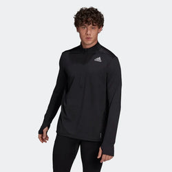 Adidas Own The Run 1/2 Zip Mens Long Sleeve Tee - SPORTFIRST HERVEY BAY