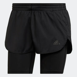 Adidas Run Fast Two-in-One Womens Shorts - SPORTFIRST HERVEY BAY