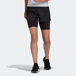 Adidas Run Fast Two-in-One Womens Shorts - SPORTFIRST HERVEY BAY
