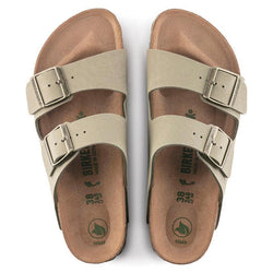 Birkenstock Arizona Earthy Vegan Faded Khaki BirkBuc (Regular) - SPORTFIRST HERVEY BAY