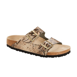 Birkenstock Arizona Snake Beige Leather - SPORTFIRST HERVEY BAY