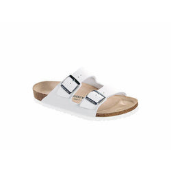 Birkenstock Arizona White Grained Leather (Narrow) - SPORTFIRST HERVEY BAY