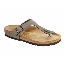 Birkenstock Gizeh Birkibuc Stone (Narrow) - SPORTFIRST HERVEY BAY