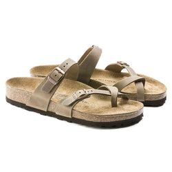 Birkenstock Mayari Tabacco Brown Oiled Leather (Regular) - SPORTFIRST HERVEY BAY