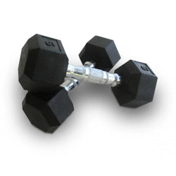 Bodyworx Rubber Hex Dumbbell - SPORTFIRST HERVEY BAY