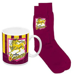 Brisbane Broncos Heritage Mug & Sock Pack - SPORTFIRST HERVEY BAY