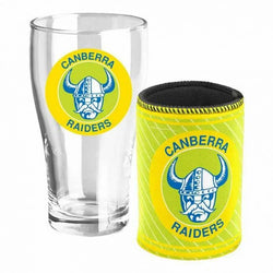 Canberra Raiders Heritage Pint & Cooler Set - SPORTFIRST HERVEY BAY
