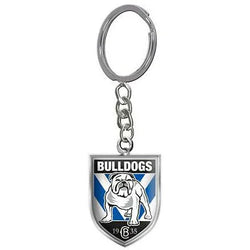 Canterbury Bulldogs Metal Keyring - SPORTFIRST HERVEY BAY