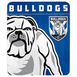 Canterbury Bulldogs Polar Fleece Blanket - SPORTFIRST HERVEY BAY