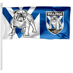 Canterbury Bulldogs Pole Flag - SPORTFIRST HERVEY BAY