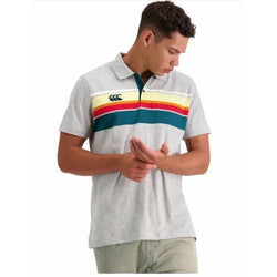 Canterbury Chest Band Stripe Mens Polo - SPORTFIRST HERVEY BAY