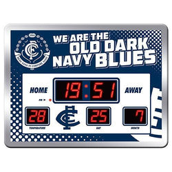 Carlton Blues LED Scoreboard Clock - SPORTFIRST HERVEY BAY
