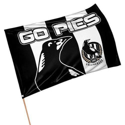 Collingwood Magpies Game Day Flag - SPORTFIRST HERVEY BAY