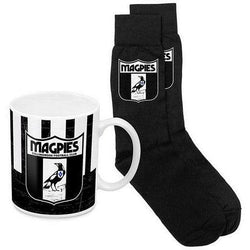 Collingwood Magpies Heritage Mug & Sock Pack - SPORTFIRST HERVEY BAY