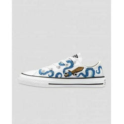 Converse Chuck Taylor All Star Octopirate Print Junior Low Top Shoe - SPORTFIRST HERVEY BAY