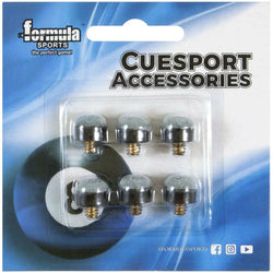 Formula Sports Blue Leather Screw in Tip (Pack of 6) - SPORTFIRST HERVEY BAY
