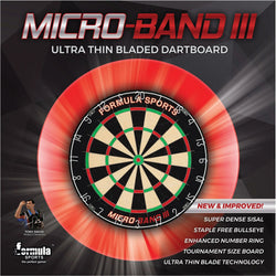 Formula Sports Micro-Band III Dartboard - SPORTFIRST HERVEY BAY