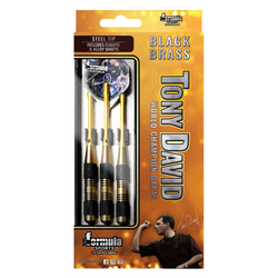 Formula Sports Tony David Black Brass Darts - SPORTFIRST HERVEY BAY
