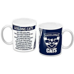 Geelong Cats Logo & Song Coffee Mug - SPORTFIRST HERVEY BAY