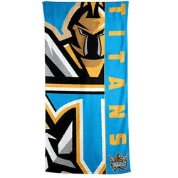 Gold Coast Titans Beach Towel - SPORTFIRST HERVEY BAY