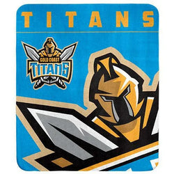Gold Coast Titans Fleece Blanket - SPORTFIRST HERVEY BAY