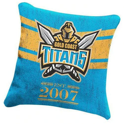 Gold Coast Titans Heritage Cushion - SPORTFIRST HERVEY BAY