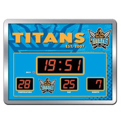 Gold Coast Titans Scoreboard Clock - SPORTFIRST HERVEY BAY