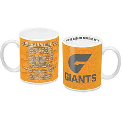 GWS Giants Team Song Mug - SPORTFIRST HERVEY BAY