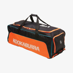 Kookaburra Pro 2.0 Wheelie Bag Black/Orange - SPORTFIRST HERVEY BAY