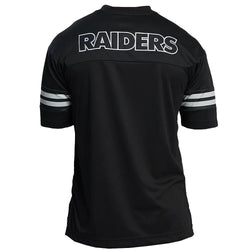 Majestic NFL Mens Mesh Jersey Short Sleeve Oakland Raiders Black Size XXL