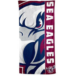 Manly Sea Eagles Beach Towel - SPORTFIRST HERVEY BAY