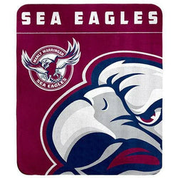 Manly Sea Eagles Fleece Blanket - SPORTFIRST HERVEY BAY